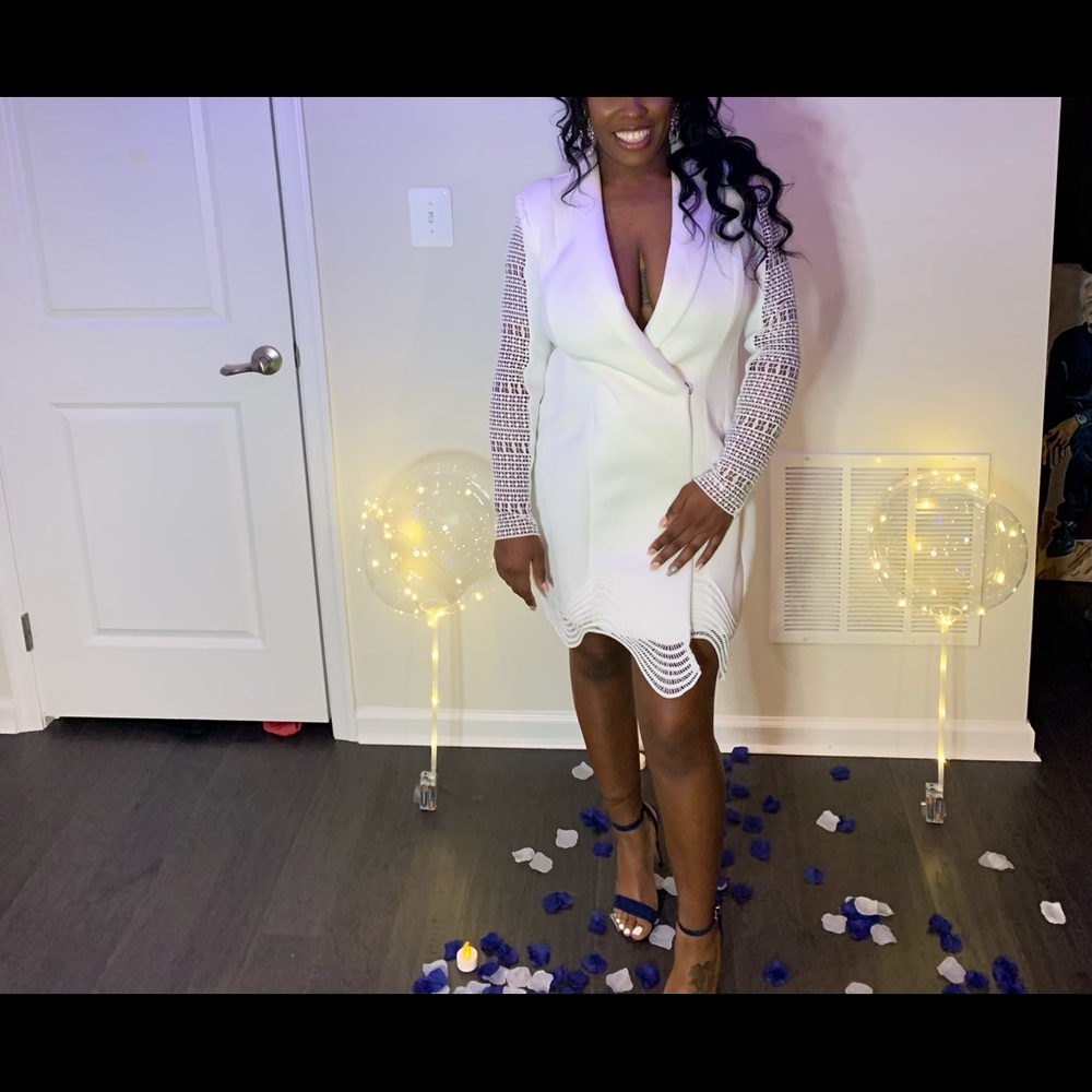 White blazer dress - ASOS